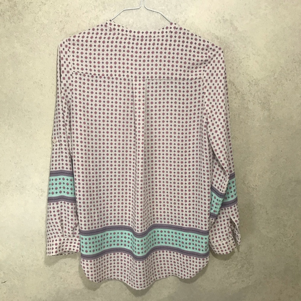 Pleione diamond pattern blouse - Picture 2 of 8